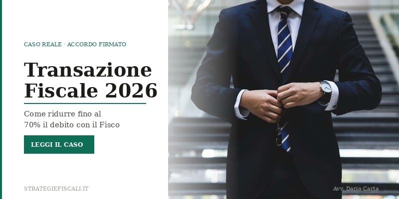 transazione fiscale 2026 come ridurre il debito con il fisco