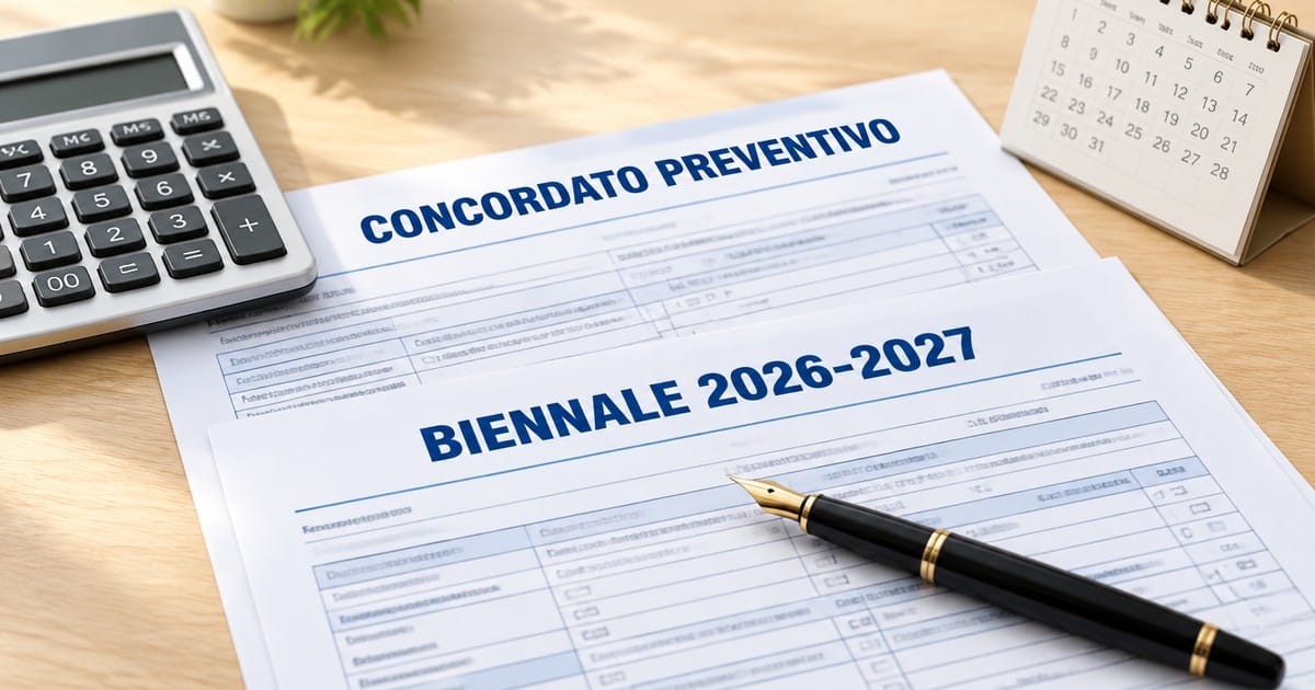 Concordato preventivo - Concordato preventivo 2026-2027